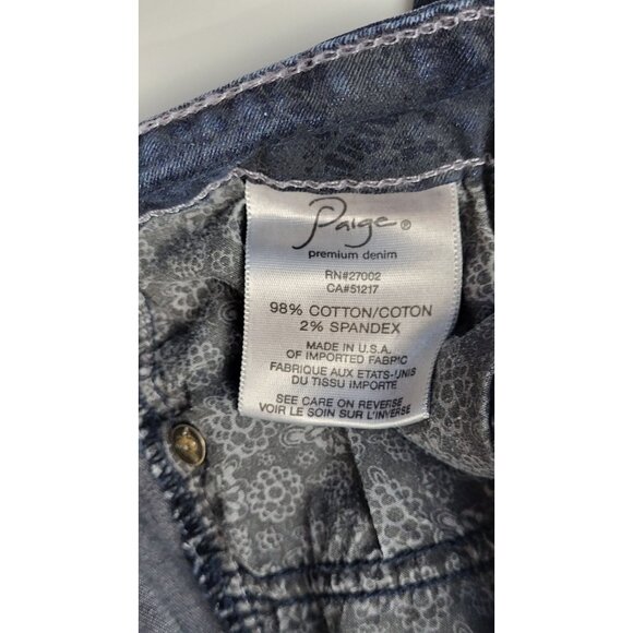 Paige Womens Skinny Verdugo Jeggings Jeans Size 28 - Picture 8 of 10